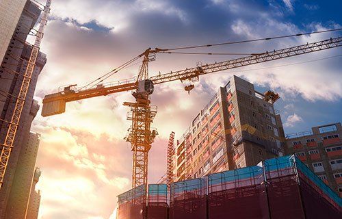 Construction Site With Crane
