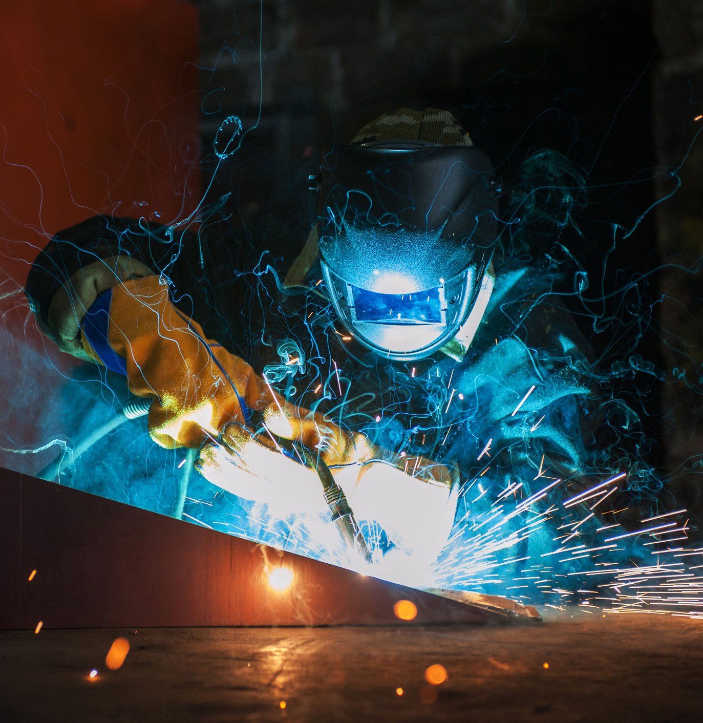 Professional Welder at Work — Sand City, CA — Coastal Fabrication Co.