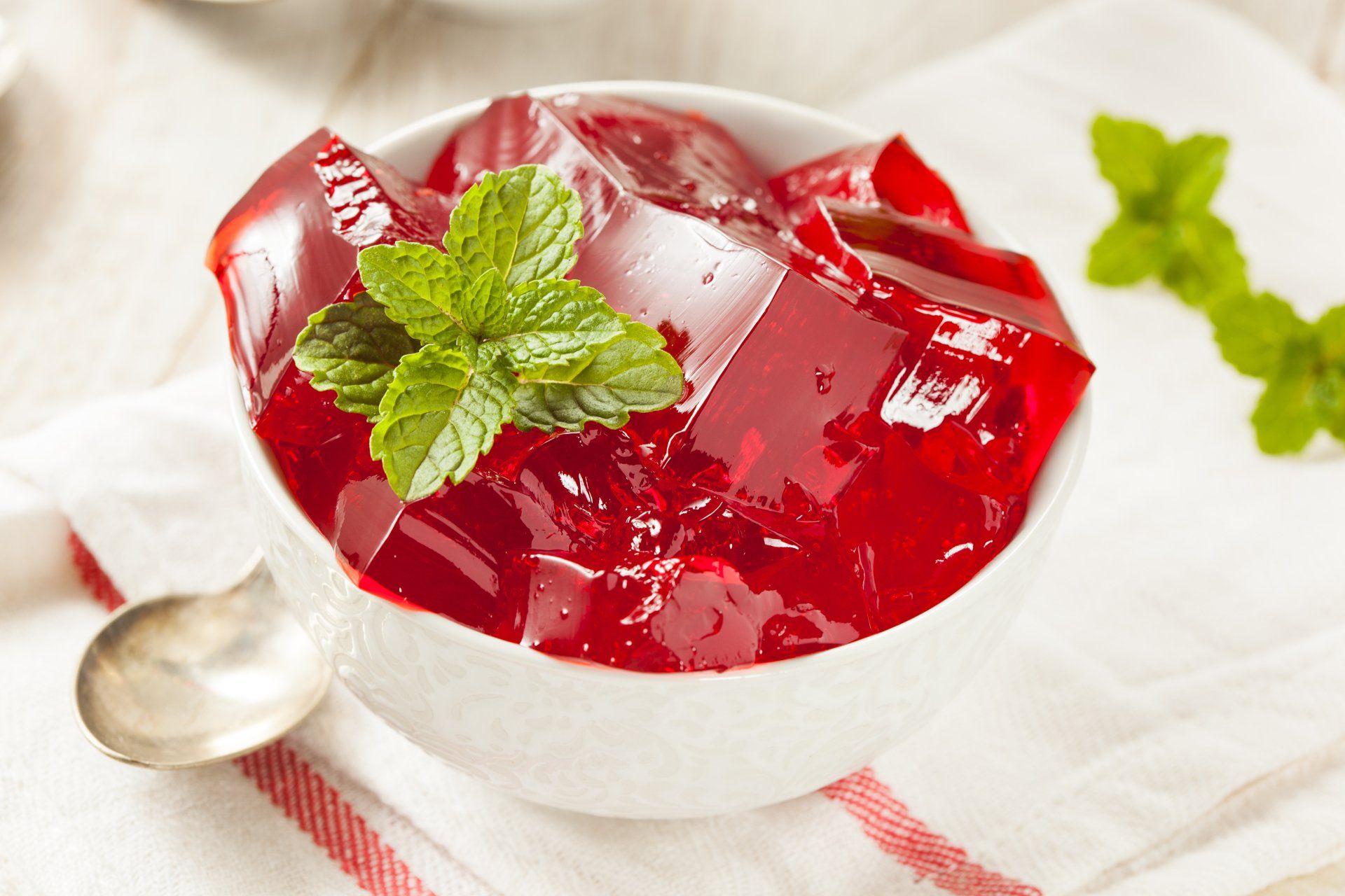 Gelatin in a bowl