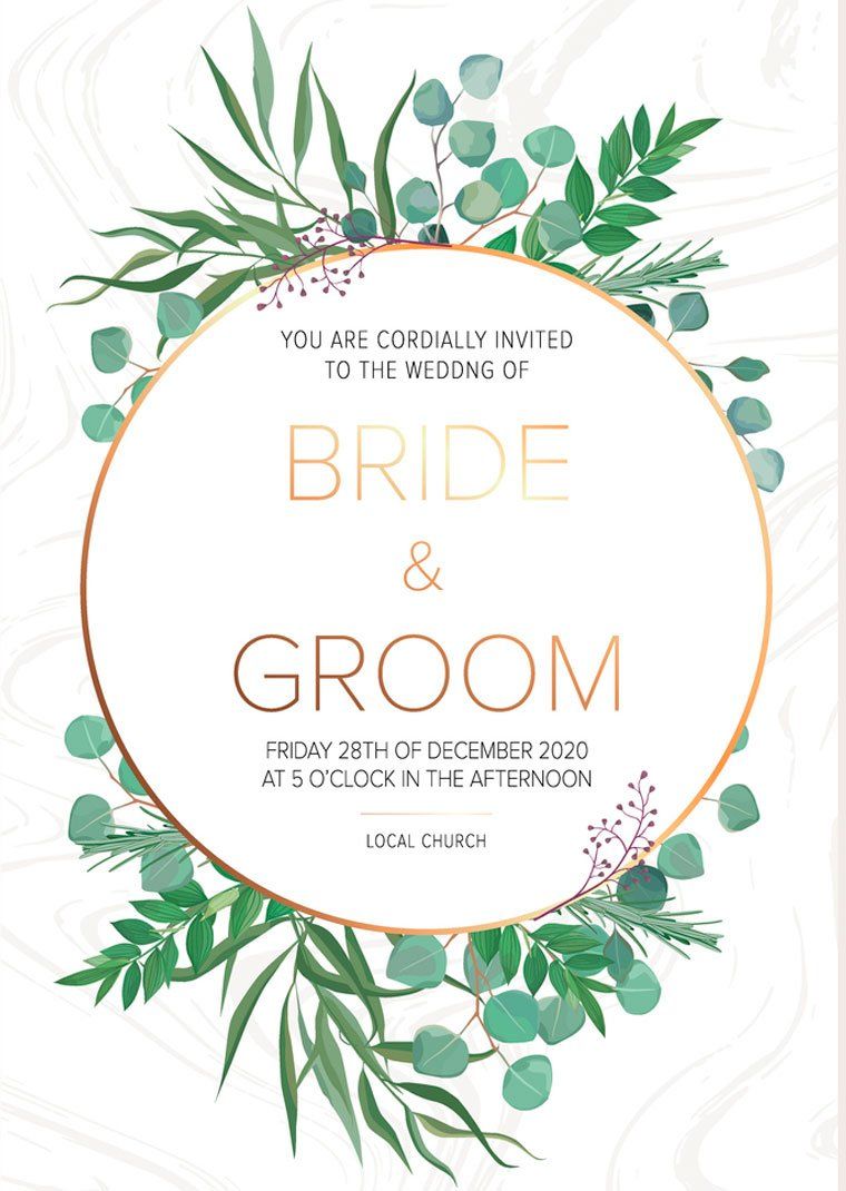 Wedding Invitation — Lincoln Park, MI — Gary Printing Co Inc