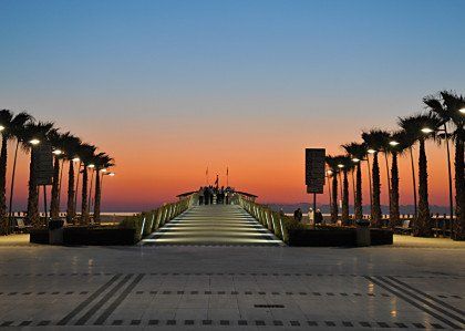 Versilia al tramonto