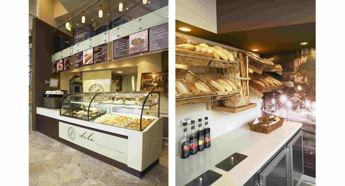 Lots of retail space in our cafe designs