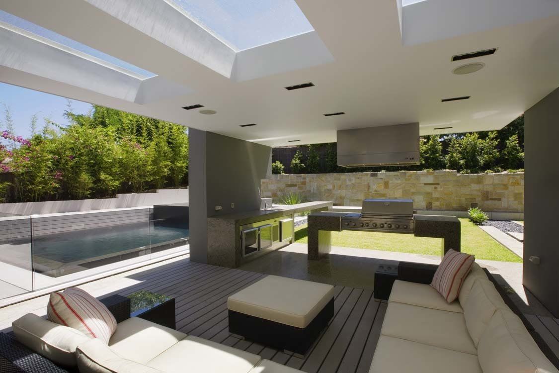 New entertaining area for the family and guests