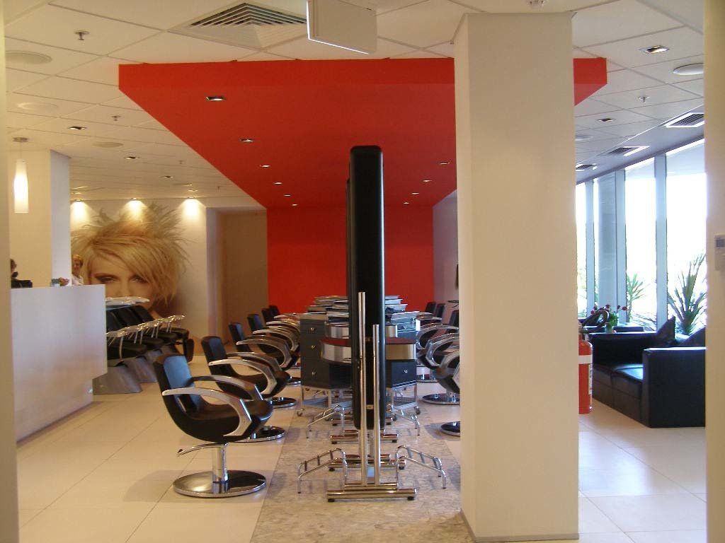 Mounties new internal designs for a hair salon