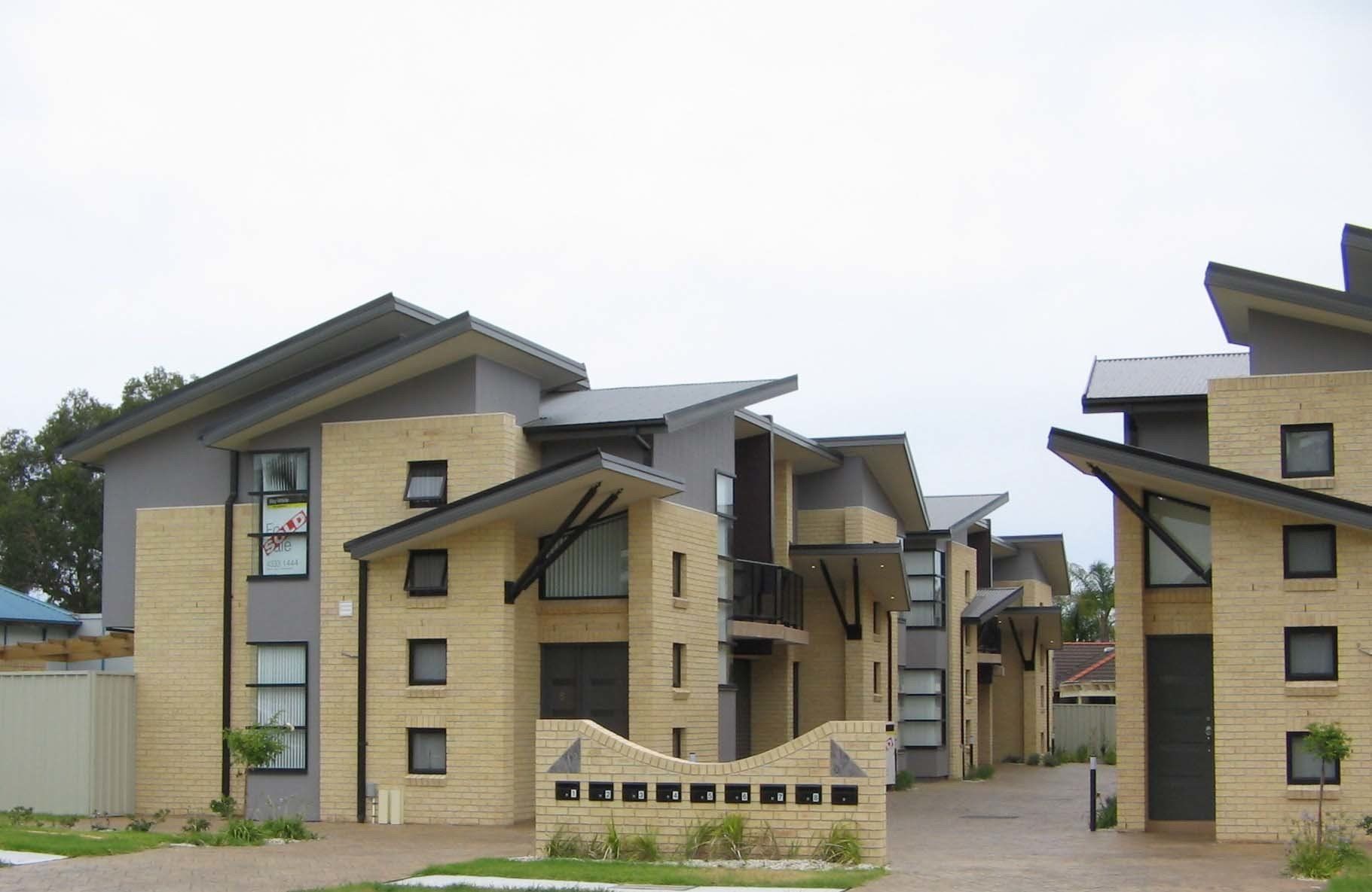 Town house development in Sydney