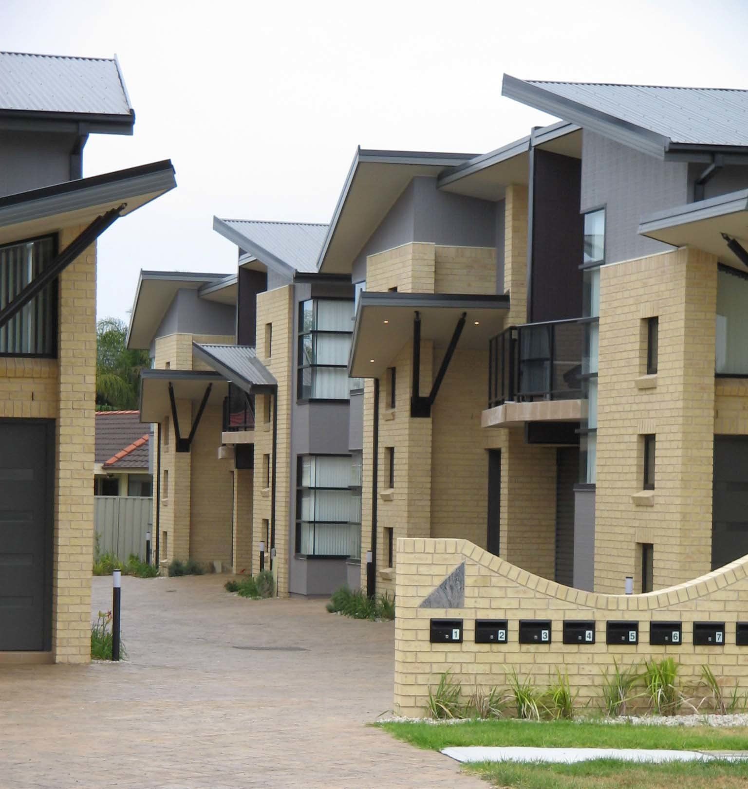 Town house construction