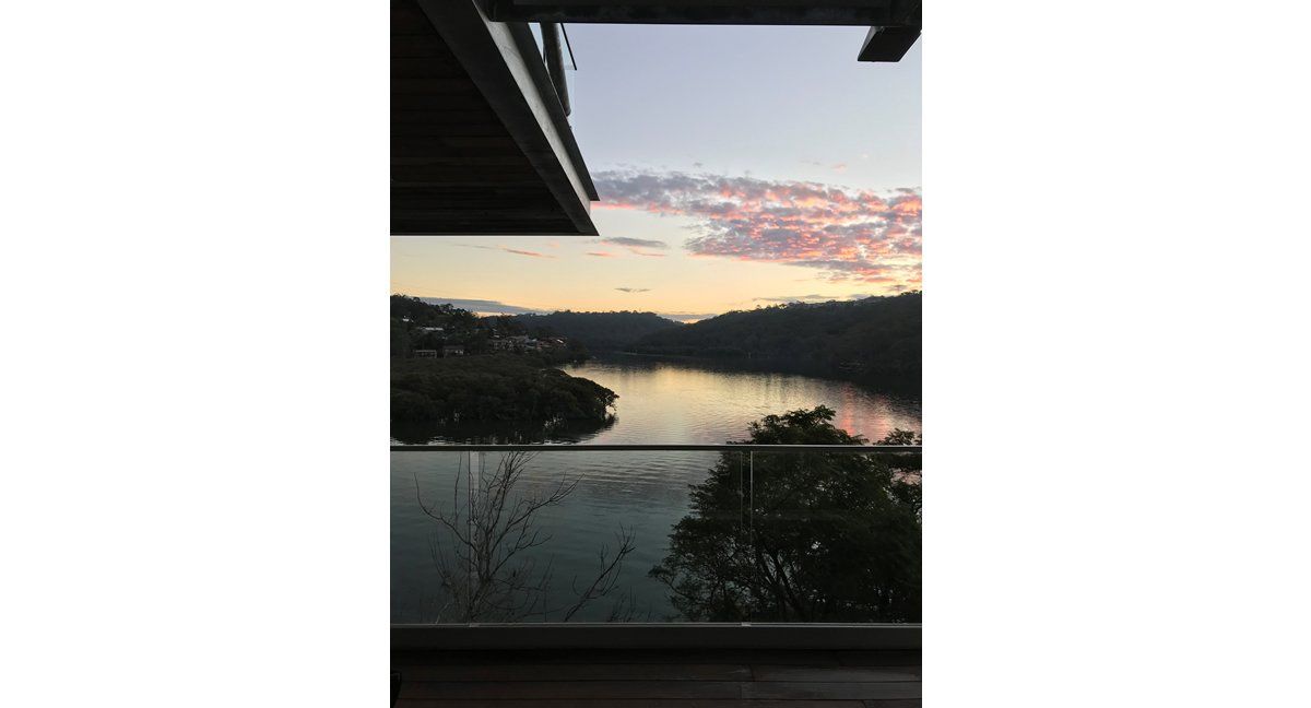Morning views from our bedroom