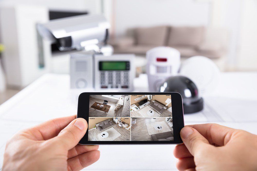 Controllo sorveglianza con smartphone