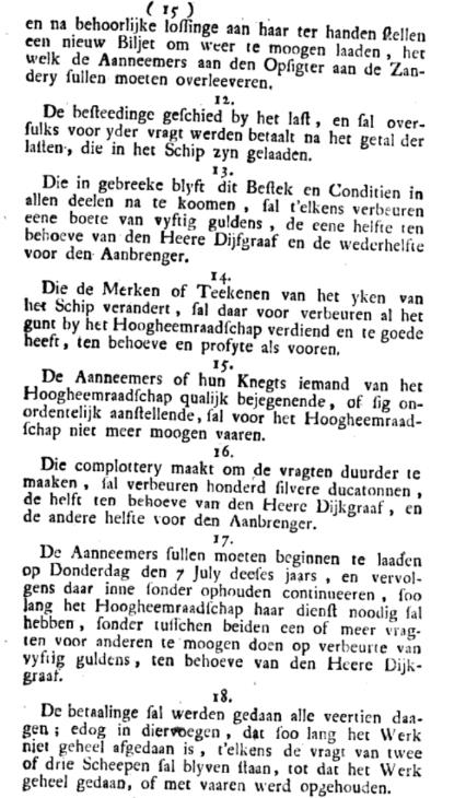 Zwart-wit scan van dicht opeengepakte Nederlandse krantentekst in kolommen.