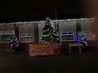 Christmas Tree and lights at Newton Community Centre Christmas Tree and lights at Newton Community Centre