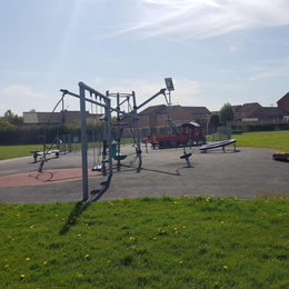 Play area at Westhouses Image of the play area at Westhouses