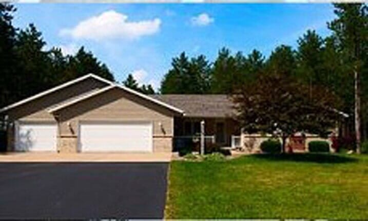 Front view house with garage — Light commercial in Wausau, WI
