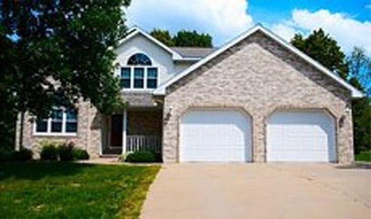 House with garage — Home construction in Wausau, WI