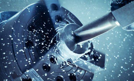 drilling process into a machine