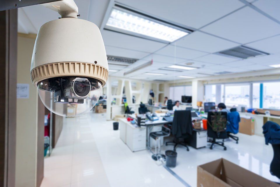 CCYV camera in office
