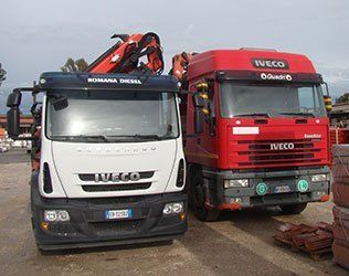 trasporto sabbia e materiali edili