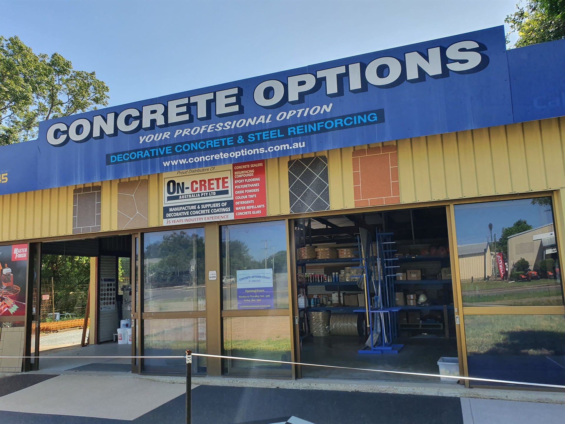 Store — Concrete Options Group in Gympie, QLD Store — Concrete Options Group in Gympie, QLD