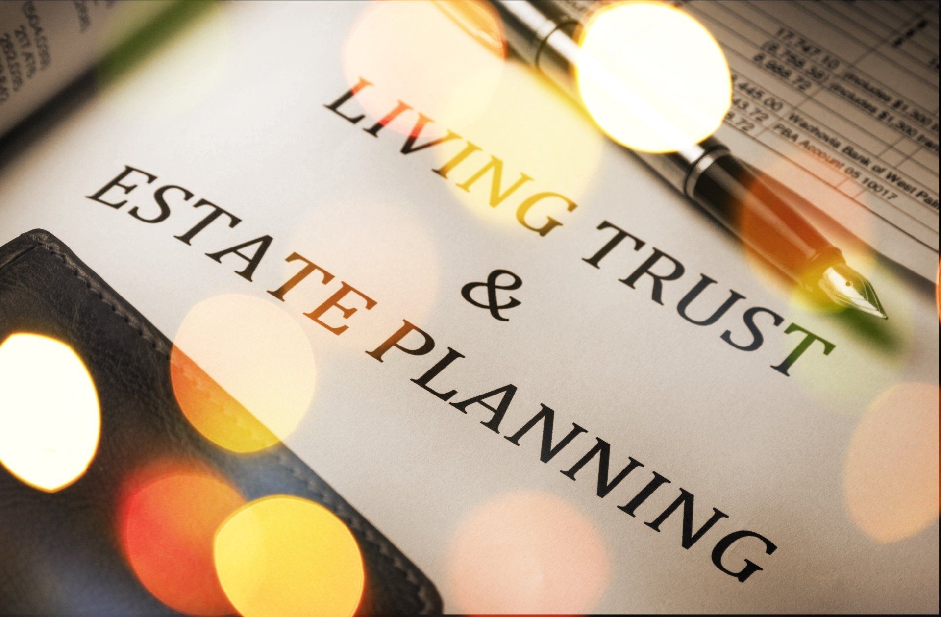 power of attorney document with silver fountain pen