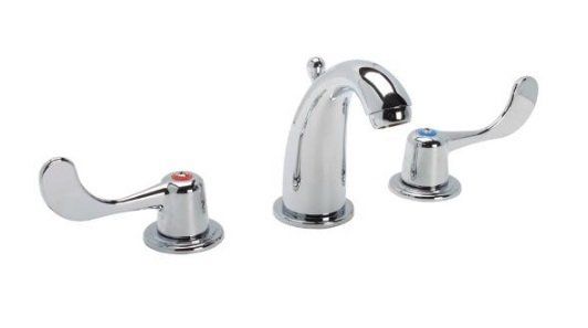Finale Two Wrist Blade Handle Widespread Bathroom Faucet w/ Pop-up