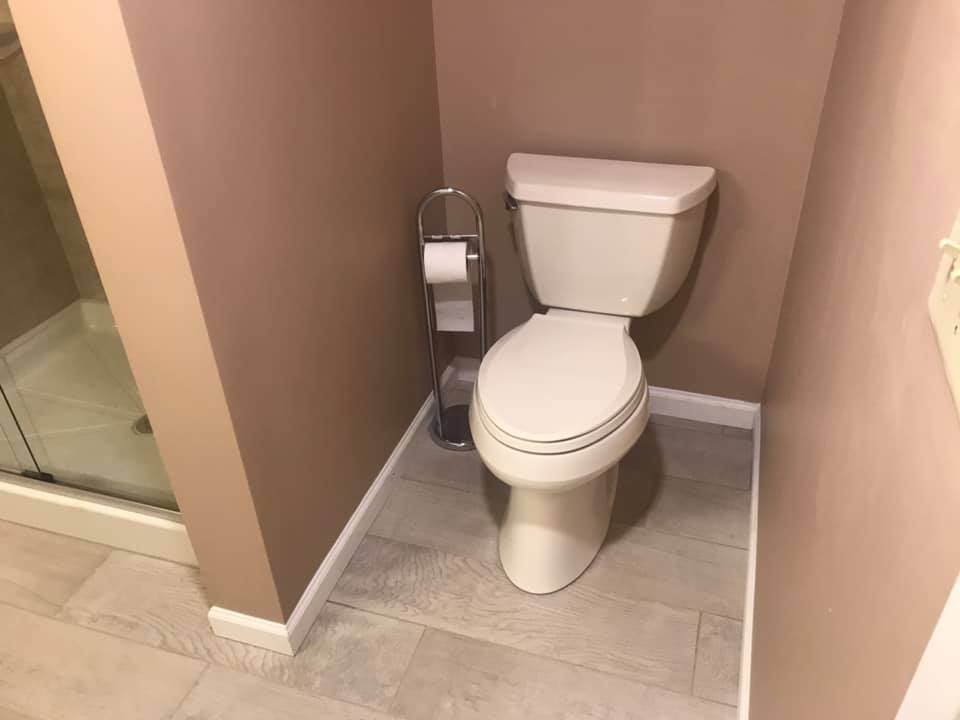 After (Toilet, Floors & Walls)