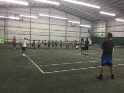 Indoor Tennis Court — The Brown Billone Club in North Easton, MA