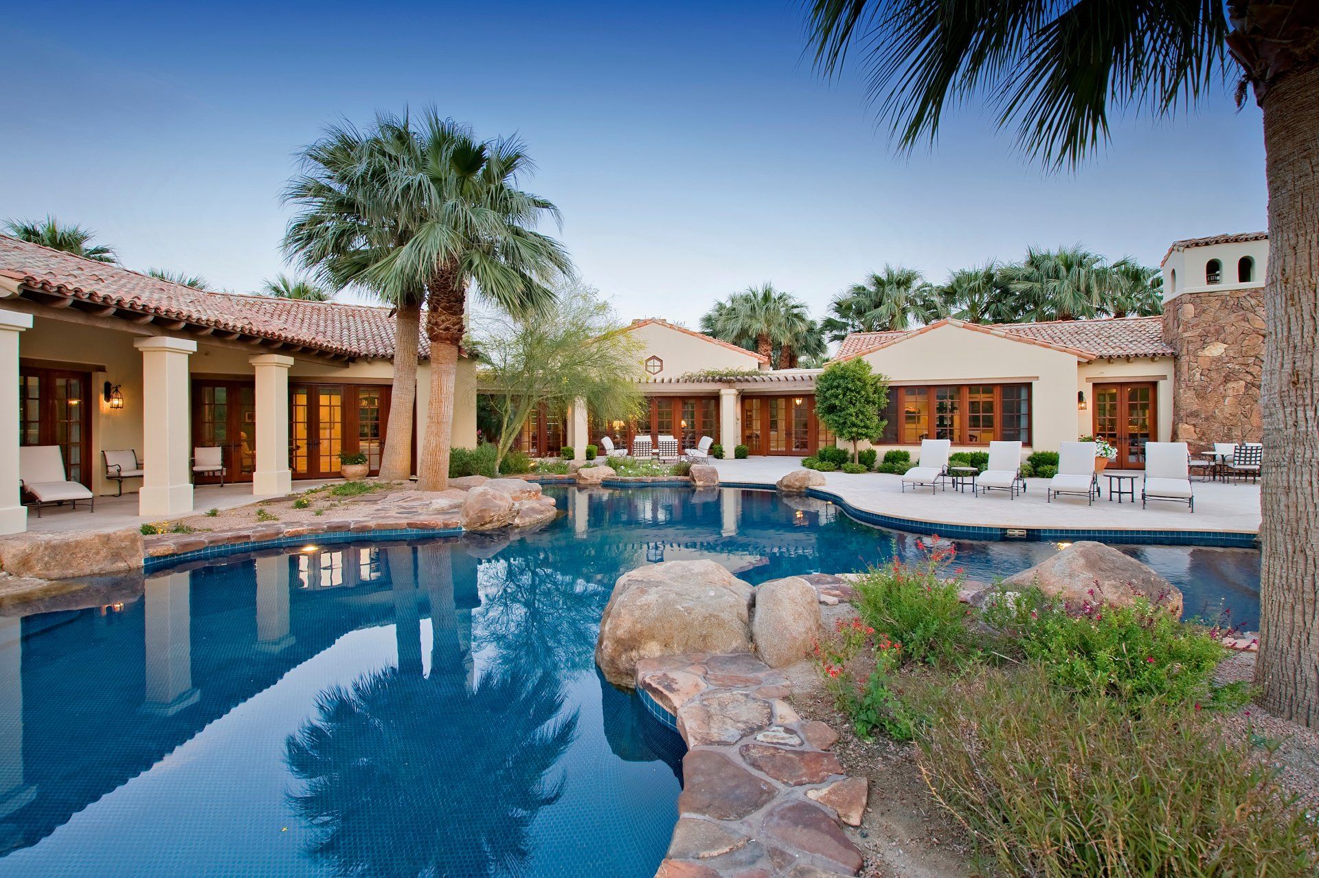 backyard of home with patio and pool