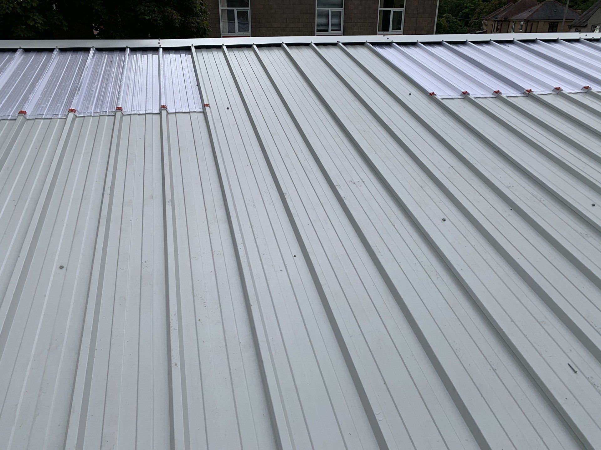 Asbestos removal, new rooflights and specialist roofing installation