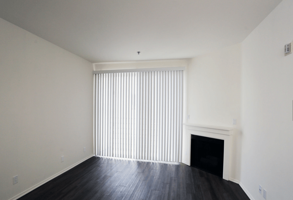 fireplace view in apartment