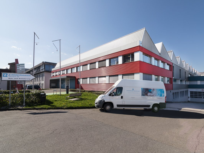 Vorderseite der Firma Zimmermann Technik AG