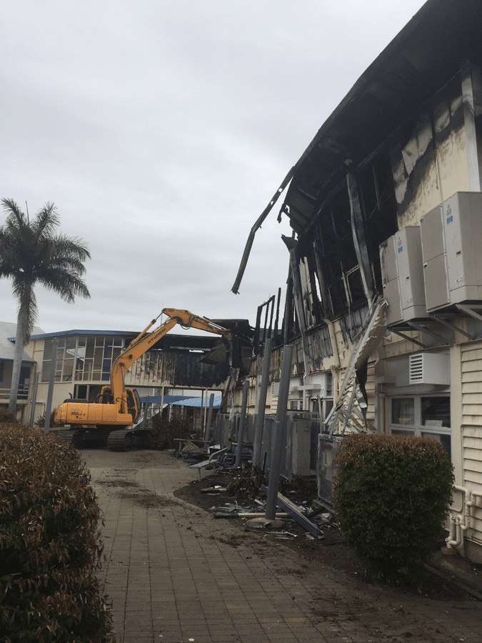 Excavators and Mobile Equipment — Asbestos Removal & Demolition Specialists in Wide Bay & Sunshine Coast