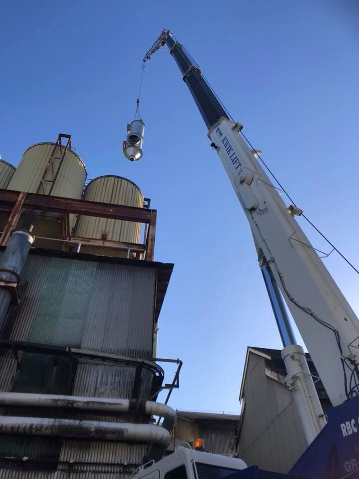 Crane Hire — Asbestos Removal & Demolition Specialists in Wide Bay & Sunshine Coast