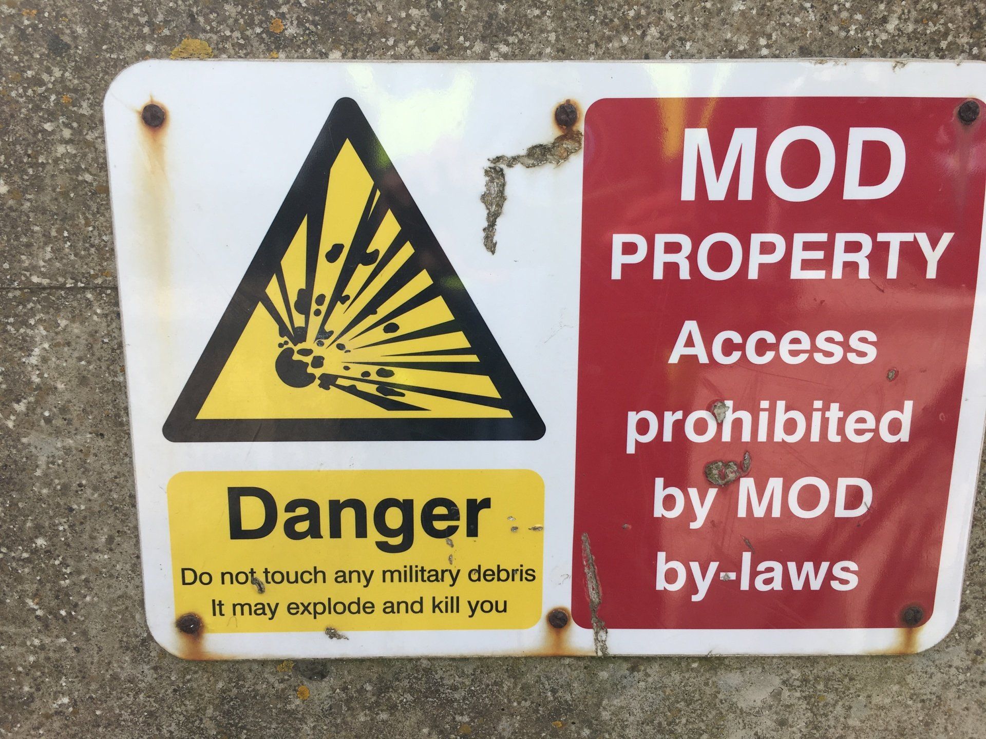 MOD filming