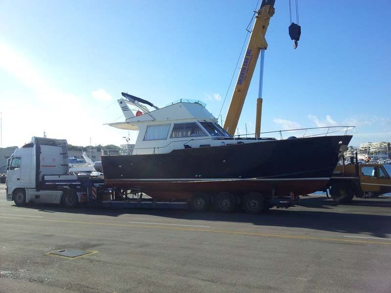 Nave di grandi dimensioni pronta al trasporto