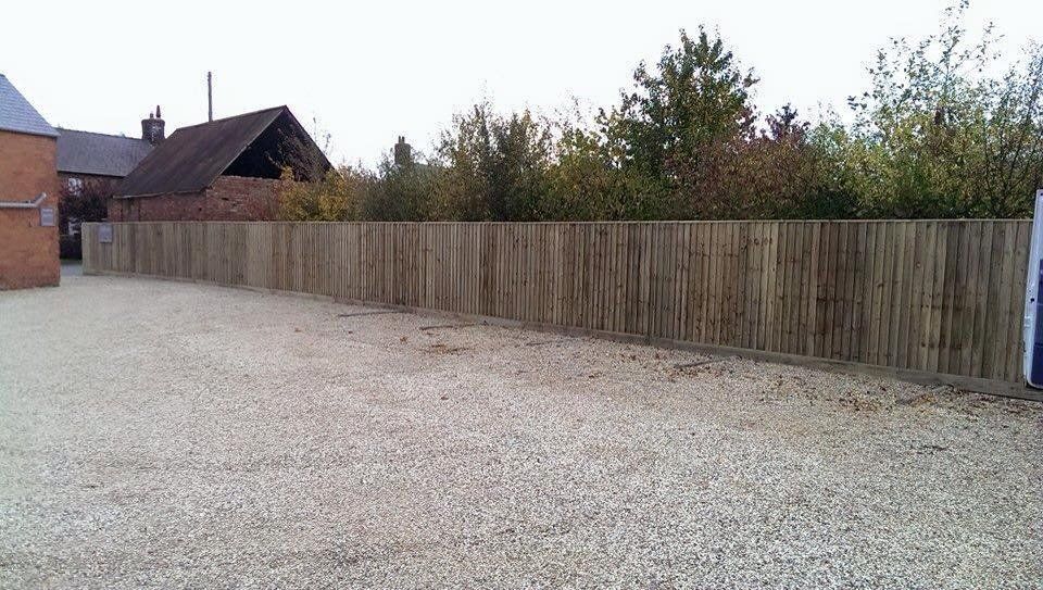 After fence repairs
