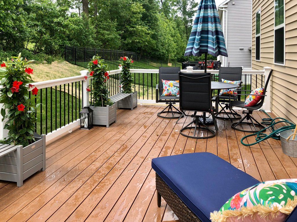 Patio With Table And Chairs — Parkesburg, PA — E.P. Hannum Building