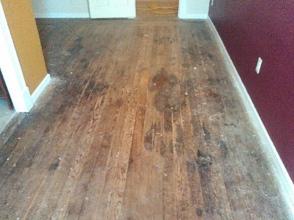 Before Floor Repairing — St. Louis, MO — Heritage Hardwood Floors, Inc