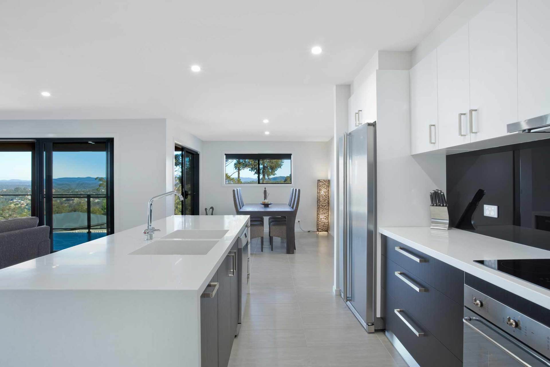 Domestic Kitchen Black and White