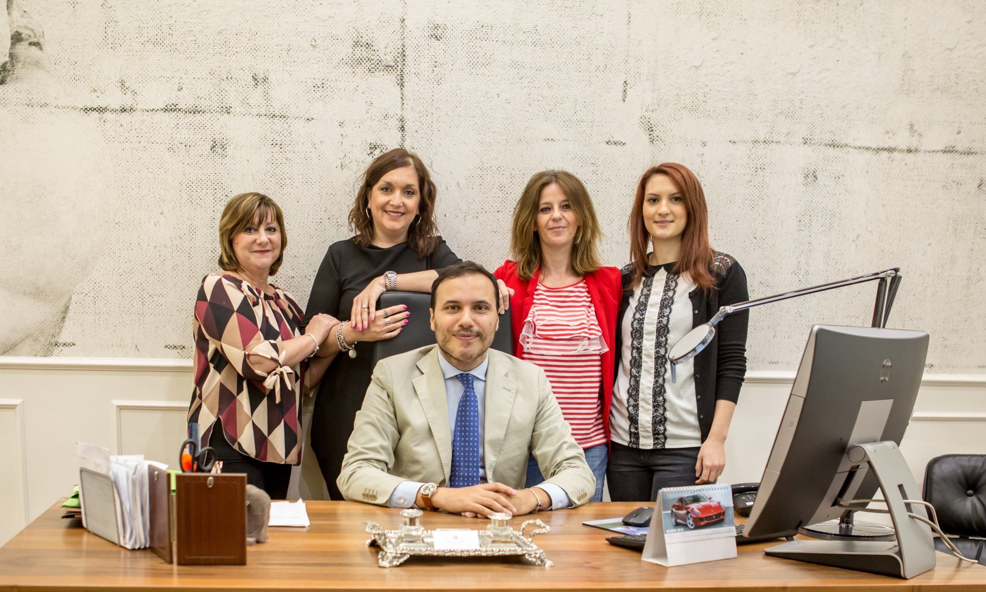 il team al completo