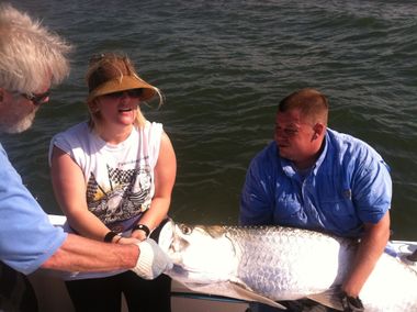 Monster tarpon fishing in the ga coast