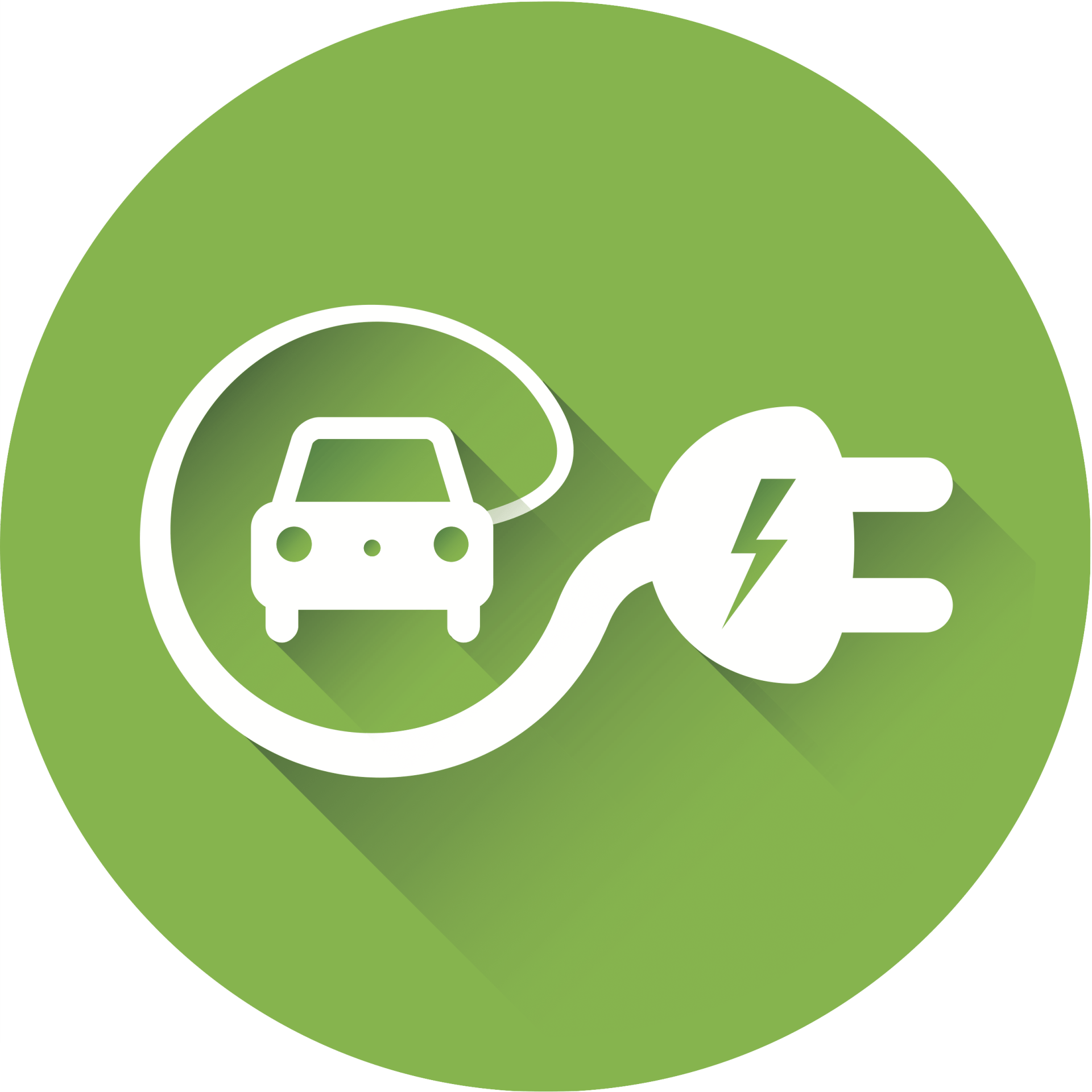 Electric car logo