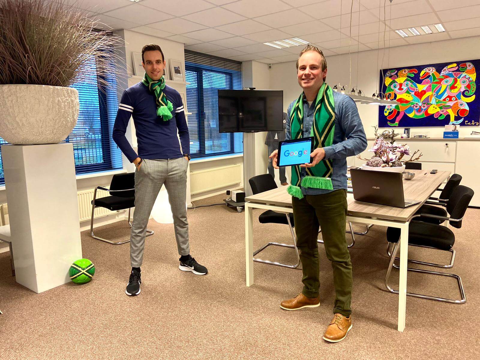 Dion Teloh (Eigenaar van TrotsopdeAchterhoek.nl) en Frank Brinks