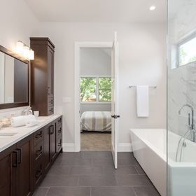 bathroom in house