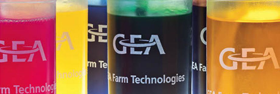 Bottles of pre-milking product
