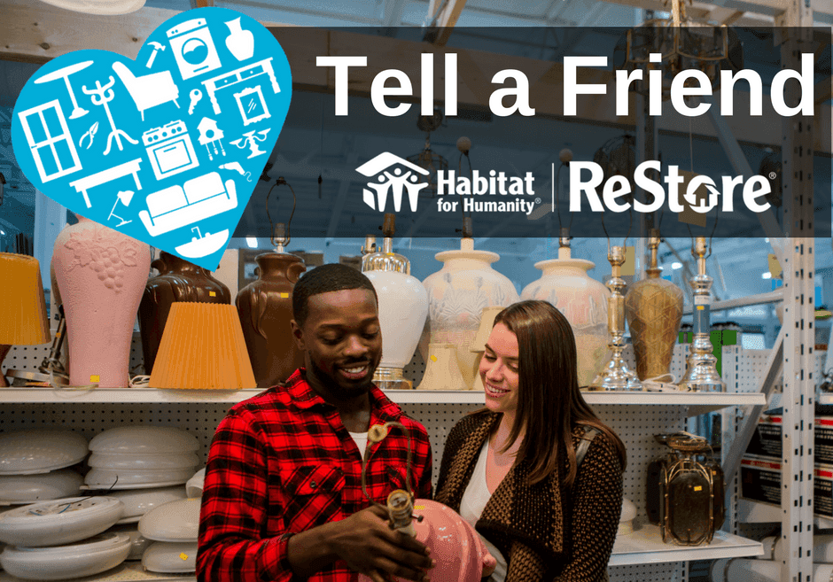 Friends shopping at the Riverside, Habitat for Humanity ReStore! 