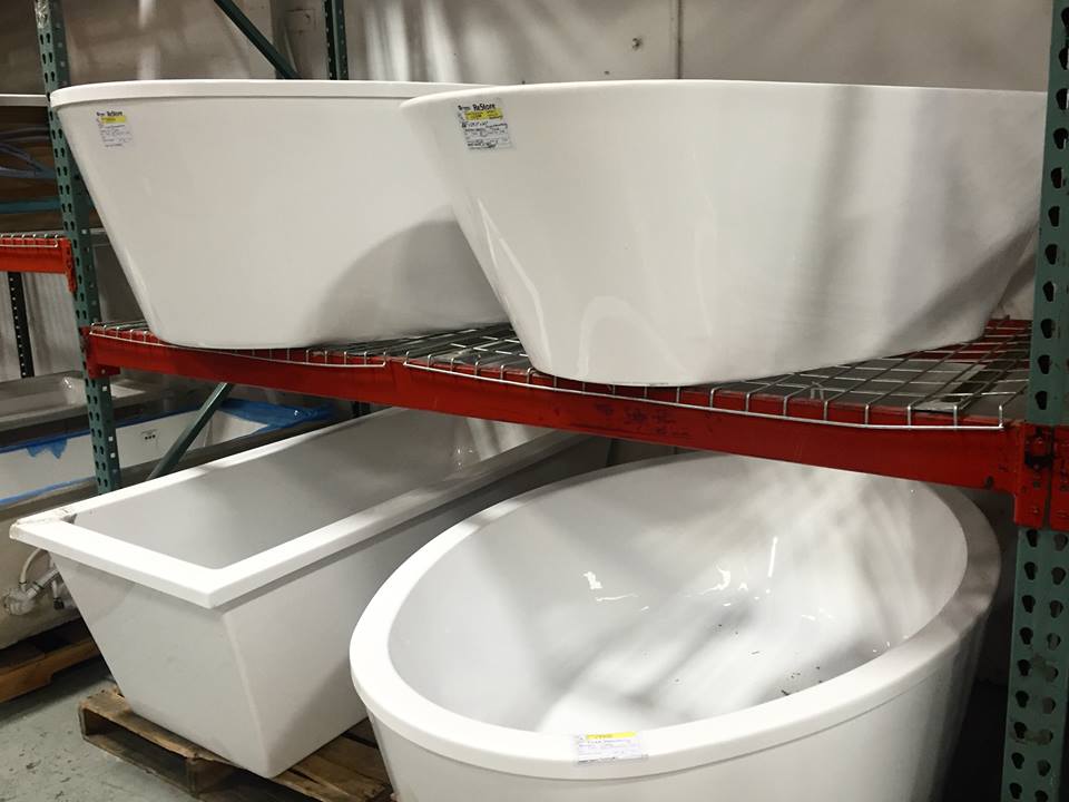 tubs, showers, Riverside ReStore, discount tubs, sale tubs, discount showers, sale showers, Habitat for Humanity ReStore, bath riverside, bathtub, freestanding tubs