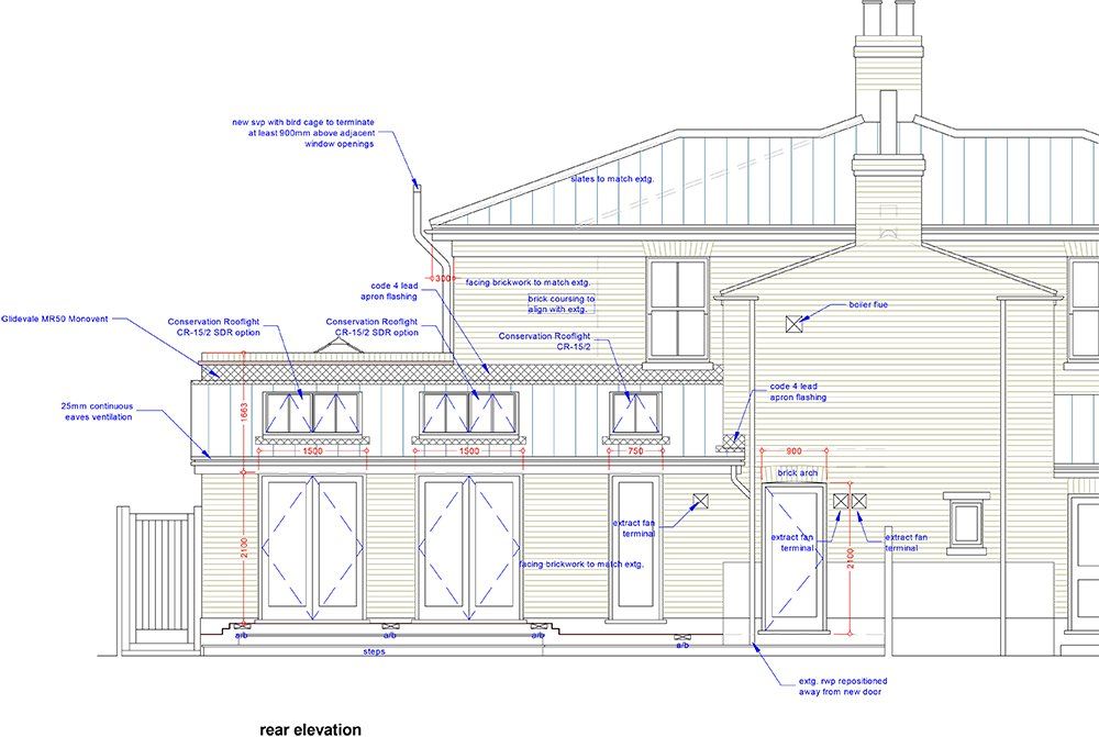 Rear elevation