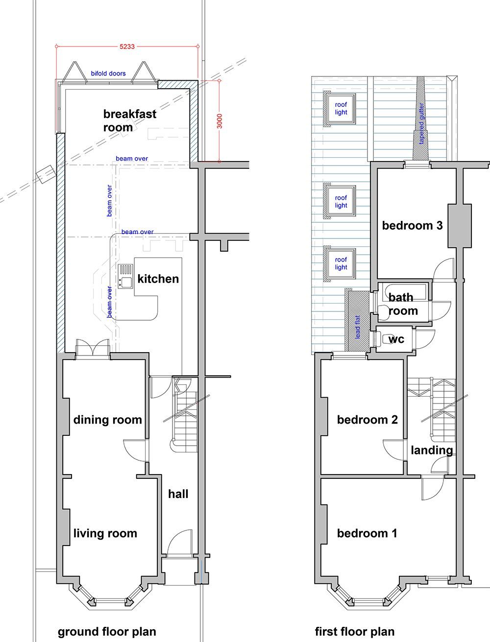 Proposed plans
