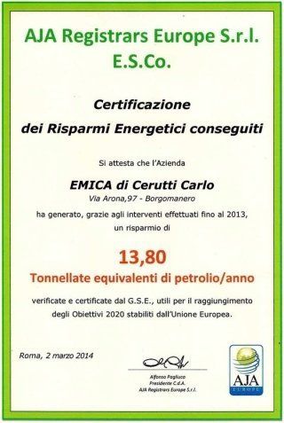 certificazioni aziendali