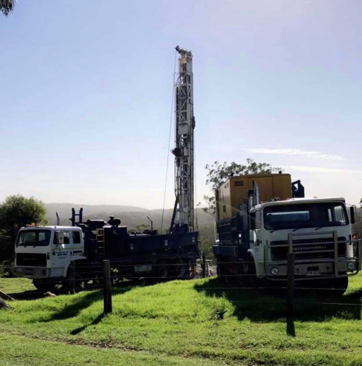 drilling on grass