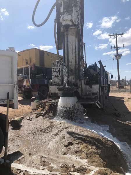water in drilling rig